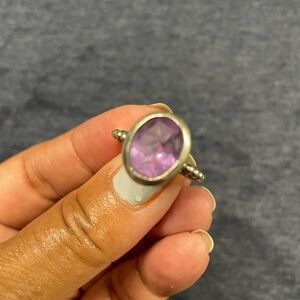 Sterling silver burstone ring! Size 7
